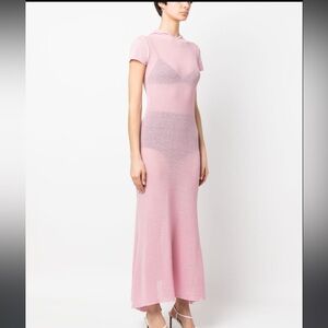 Paloma Wool sheer pink dress or cover NWT SOLD OUT! Stunning /unique. Gorgeous